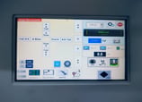 "Screen interface of a Micro Vickers hardness tester displaying test results and measurement data."