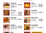 Mercy's Kitchen Menu