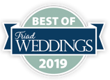 Updo's Studio won Triad Wedding's Best of 2019 award.