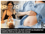 Being pregnant broke my back