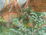 Great Dixter - view from the porch