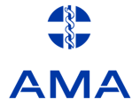 AMA logo, representing medical professionals, healthcare advocacy, and standards in Australia