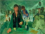 Salman Toor, The Bar on East 13th Street (2019)