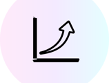a laptop computer monitor with a downward arrow pointing upward