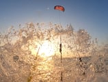 superbe photo d'un kite dans le cotentin