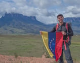 Turista Croata en su primer día de caminata