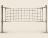 Imagen de referencia de postes de voleibol