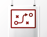 logo d'un tableau illustrant une stratégie afin d'atteindre un objectif
