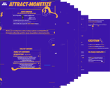 Preview of Attract-Monetize Mechanics Guideline PDFs on how to grow audience and make money