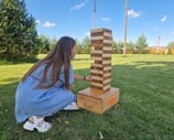 XXL jenga su užduotimis žaidimų nuoma