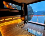 Sauna on fjord Norway