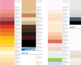 Farbkarte Spanndecken Broschüre Katalog