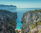 Cassis calanques creek beach