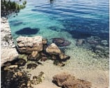 Cannes Lerins islands beach seaside boat swimming