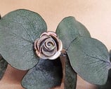 black mother of pearl flower earrings