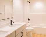 white bathroom cabinets