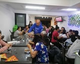 clientes en nuestra pizzeria Delipizza Cajamarca