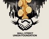 a poster of a wall street union square