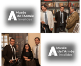 Martial et son frère Nicolas- Dédicace musée des Armées Invalides