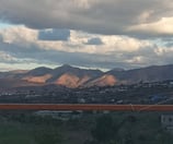 Afternoon mountain glow