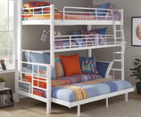 Bunk Beds with futon mattress, affiliate link.
