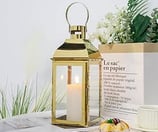 High Candle Holders with Tempered Glass