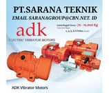 PT. Sarana Teknik Indonesia menjual berbagai merk Vibrator Motor. Alliance, adk, Quantum, oli, Fried