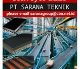 PT. Sarana Teknik menjual berbagai merek conveyor belt, termasuk Fenner, Sakai, Fenner, Continental,