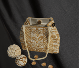 Embroidered Bag with beads