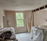 Professional plastering near Worcester for home renovation project by D and N Plastering