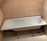 New bath installation carried out by trusted plumbers in Droitwich