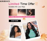 black woman wig advertisement