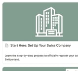 a screenshote showing a business card with a piggy bank account