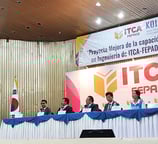 Mesa de honor ITCA - FEPADE. Proyecto financiado por KOIKA