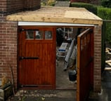 Midway through garage roof renovation