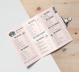 Projet de mise en page de menu - Belle Vue Esneux