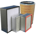 hepa filter h13 air filter medium, box galvanis and pleated rigid