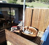 cabaña en pichilemu con tinaja