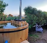 cabaña con tinaja en pichilemu