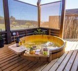 Cabaña en pichilemu con tinaja
