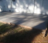 backyard brushed concrete patio concrete contractors huntsville al