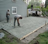 patio brushed stamped concrete contractors huntsville al