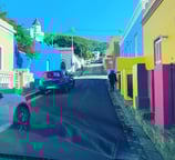 Bo Kaap road in Cape Town