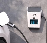 EV şarj istasyonu için elektrik güç artırımı uygulaması.