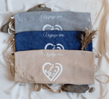 Tote bag 2 en 1 sac en toile recyclée AnNour se porte sur l'épaule ou sur le dos