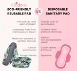 eco friendly period pad vs disposable sanitary pads