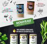 Page publicitaire A4 pour des épices et herbes aromatiques