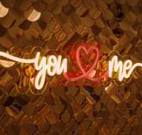 You Love Me neon sign to hire