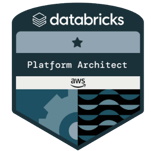 Databricks Platform Architect AWS Badge - Sandipan Banik