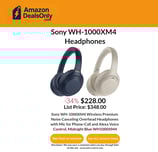 Sony WH-1000XM4  Headphones. Best Deal on amazon.com!